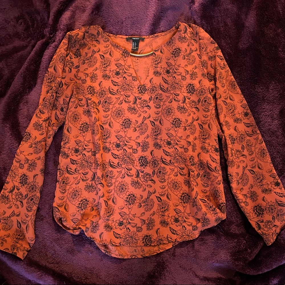 Forever21 Floral Shirt